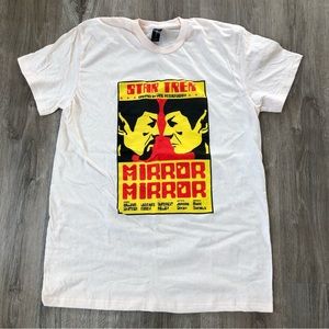 Lootcrate Star Trek Mirror Mirror Episode Poster T-Shirt Beige Unisex size M